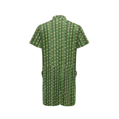 Cactus Skin Print Pattern Men's Romper