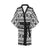 Aztec Pattern Print Design 08 Women's Short Kimono