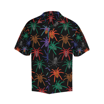 Tarantula Neon Color Pattern Print Design 03 Men's Hawaiian Shirt