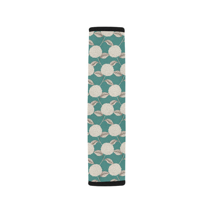 Hydrangea Pattern Print Design HD03 Car Seat Belt Cover