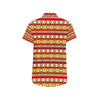 Serape Themed Men's Short Sleeve Button Up Shirt