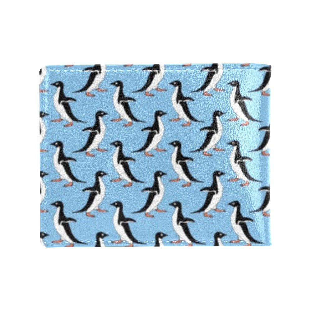 Penguin Dance Pattern Men's ID Card Wallet