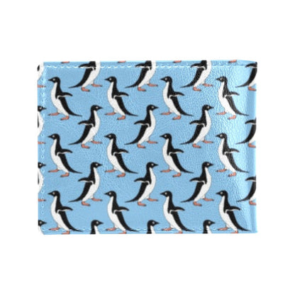 Penguin Dance Pattern Men's ID Card Wallet