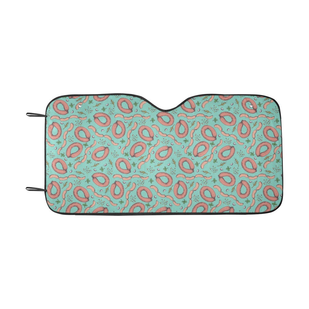 Sausage Print Design LKS303 Car front Windshield Sun Shade