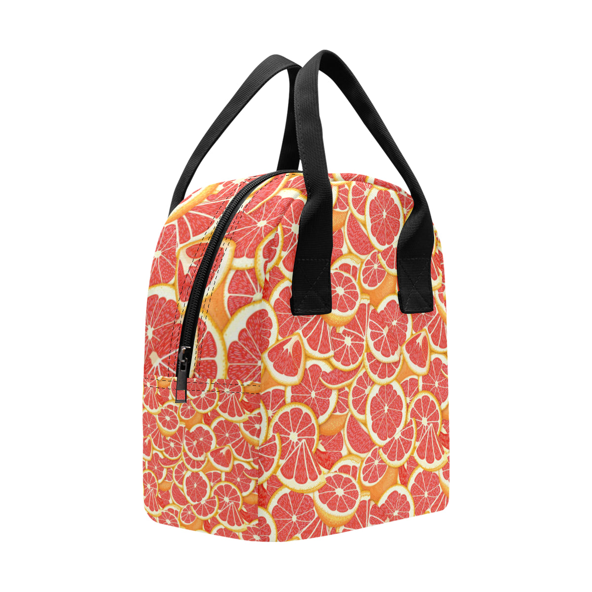 Grapefruit Pattern Print Design GF02 Insulated Lunch Bag