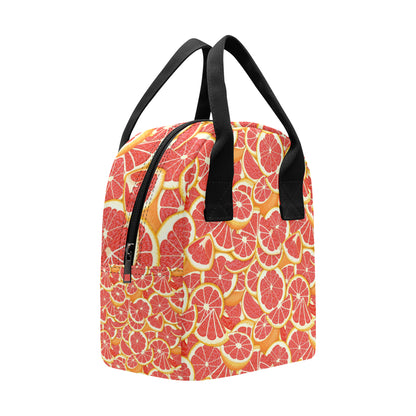 Grapefruit Pattern Print Design GF02 Insulated Lunch Bag