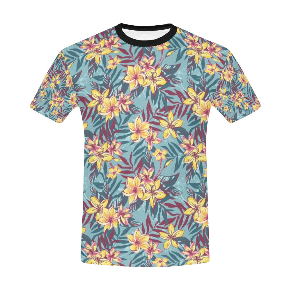 Summer Floral Print Design LKS304 Men's All Over Print T-shirt