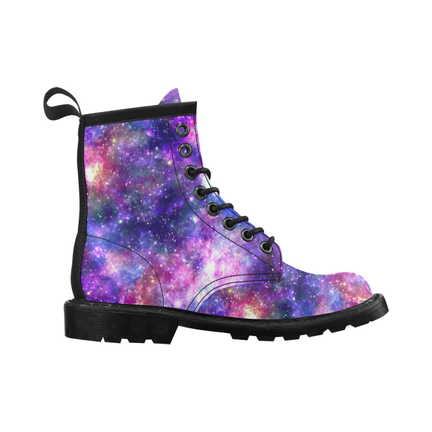 Galaxy Night Stardust Space Print Women's Boots
