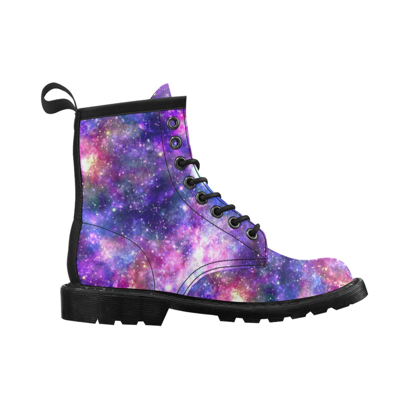 Galaxy Night Stardust Space Print Women's Boots