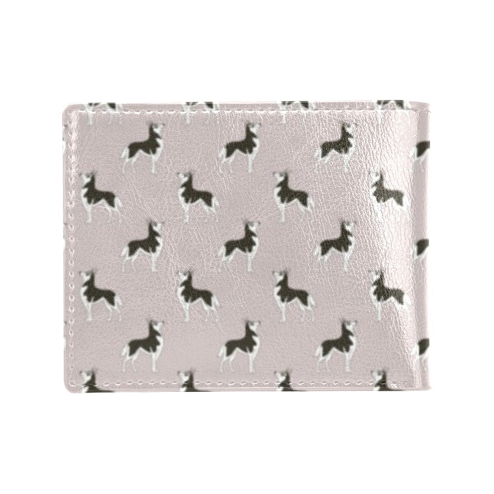 Siberian Huskies Print Design LKS301 Men's ID Card Wallet