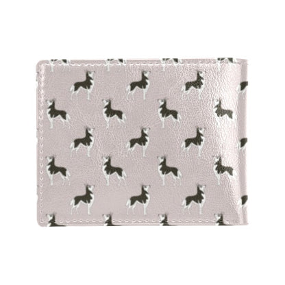 Siberian Huskies Print Design LKS301 Men's ID Card Wallet