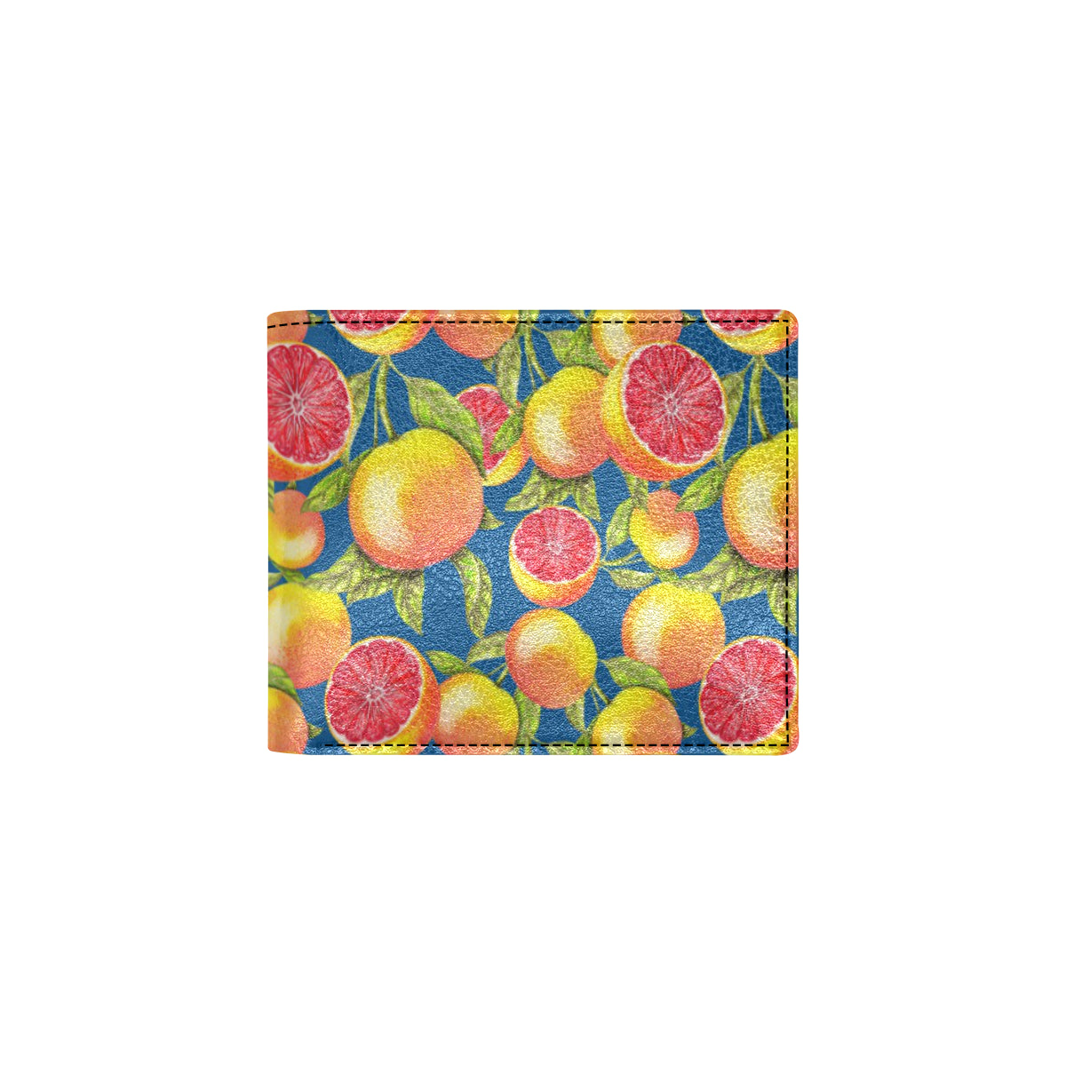 Grapefruit Pattern Print Design GF04 Men's ID Card Wallet