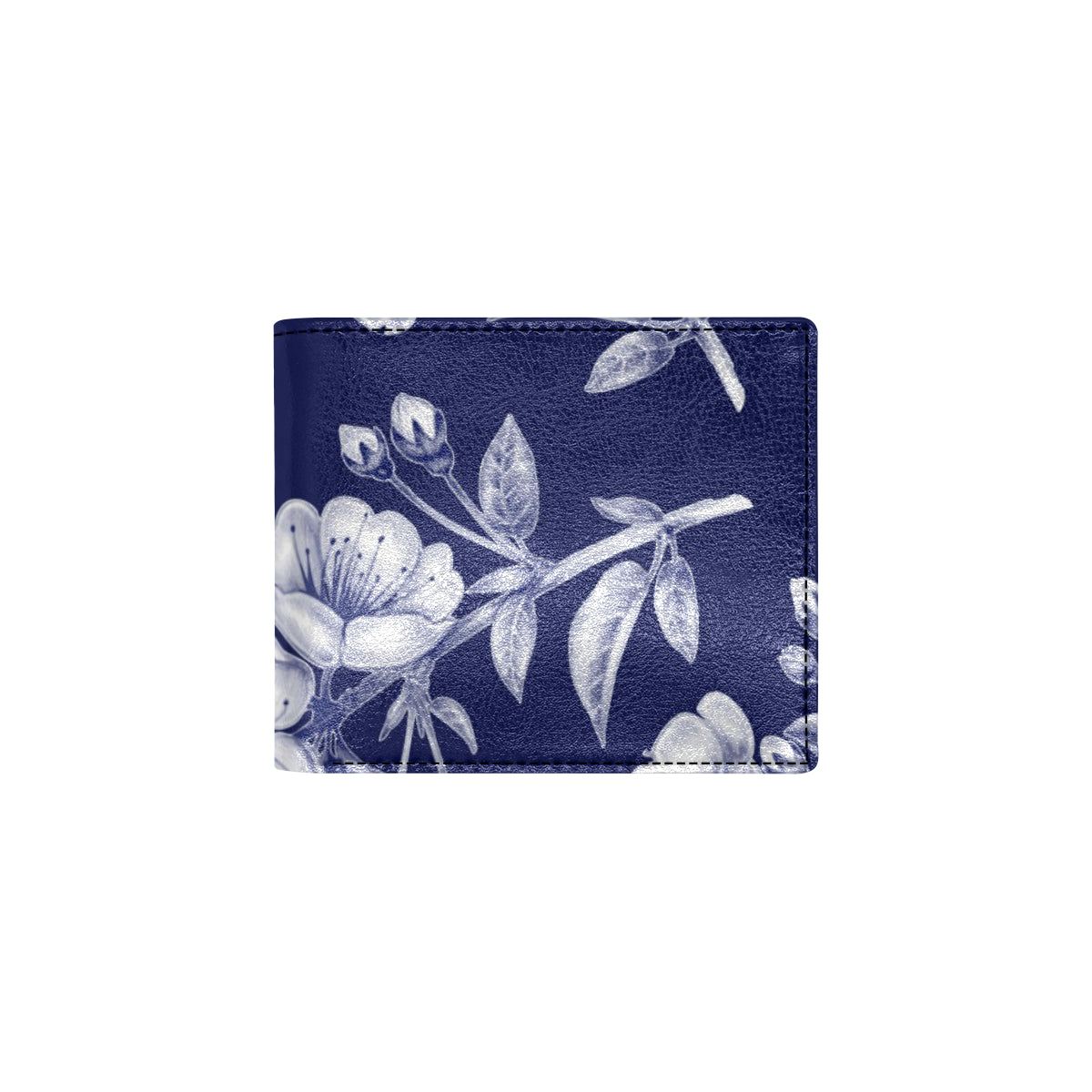Cherry Blossom Pattern Print Design CB01 Men's ID Card Wallet