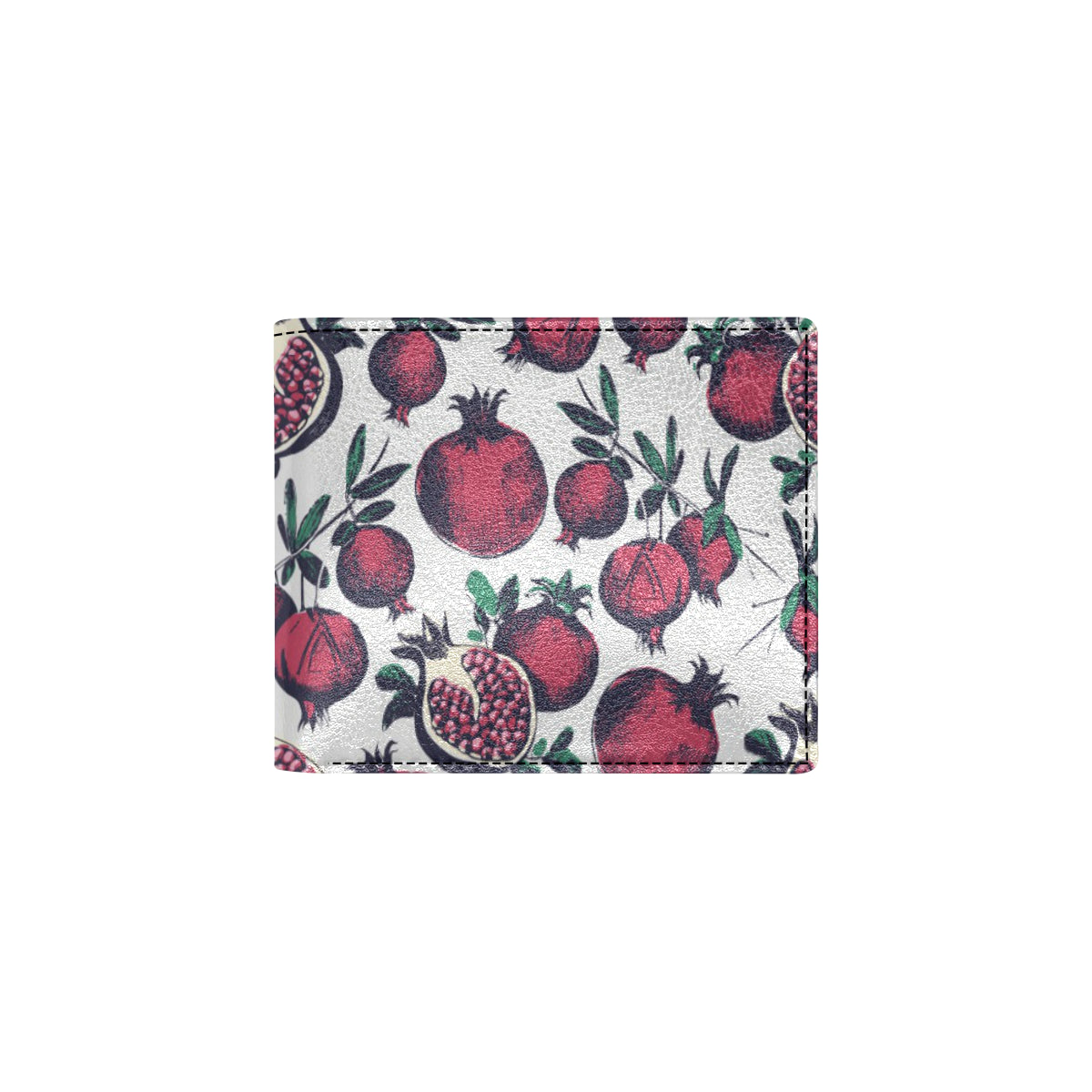 Pomegranate Pattern Print Design PG01 Men's ID Card Wallet