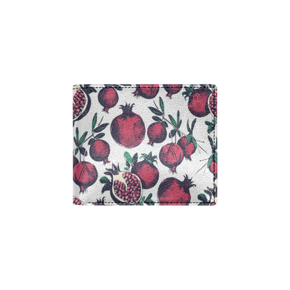 Pomegranate Pattern Print Design PG01 Men's ID Card Wallet
