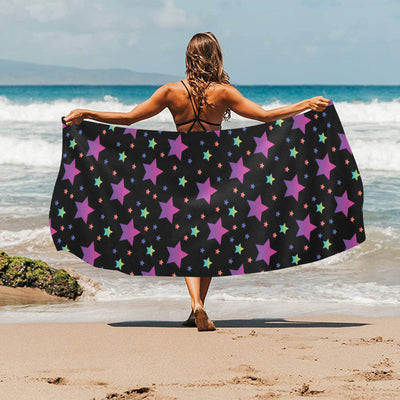 Star Print Design LKS305 Beach Towel 32" x 71"