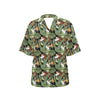 Bird Of Paradise Pattern Print Design 02 Women's Hawaiian Shirt