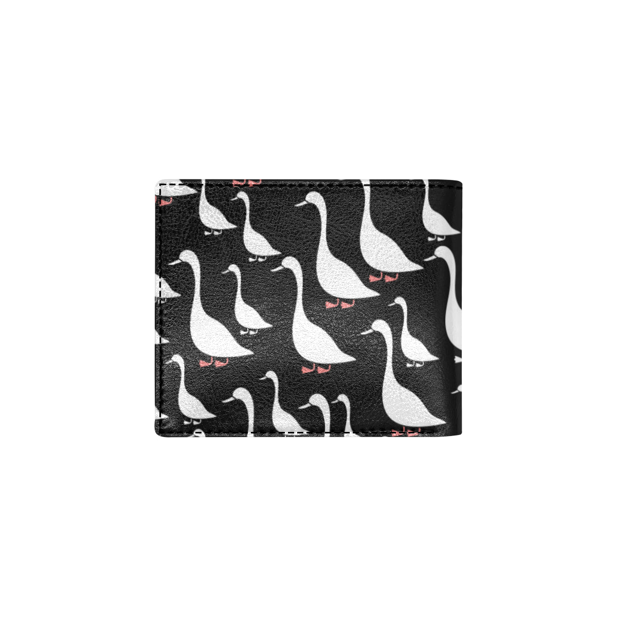 Goose Pattern Print Design 01 Men's ID Card Wallet