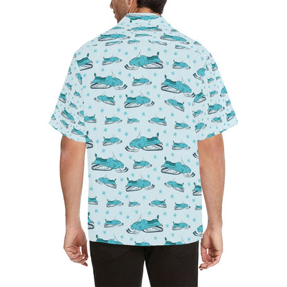 Snowmobile Print Design LKS301 Men's Hawaiian Shirt