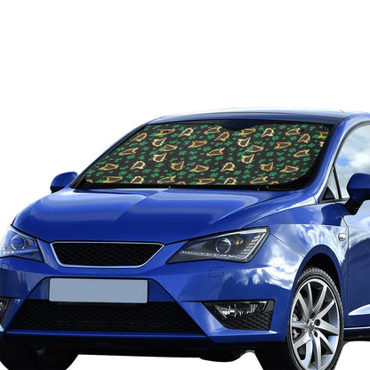 Harp Print Design LKS402 Car front Windshield Sun Shade