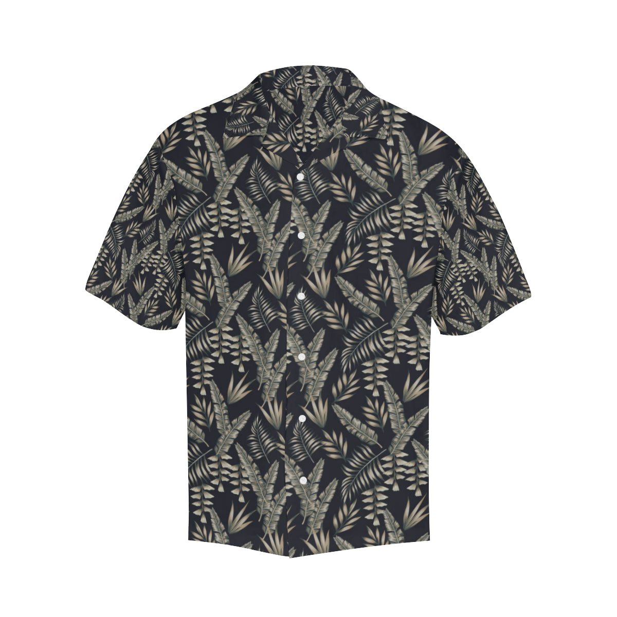 Banana Leaf Pattern Print Design 07 Men's Hawaiian Shirt