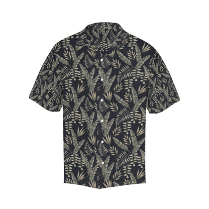 Banana Leaf Pattern Print Design 07 Men's Hawaiian Shirt