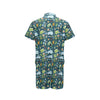 Camping Pattern Print Design 02 Men's Romper