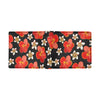 Red Hibiscus Pattern Print Design HB022 Men's ID Card Wallet