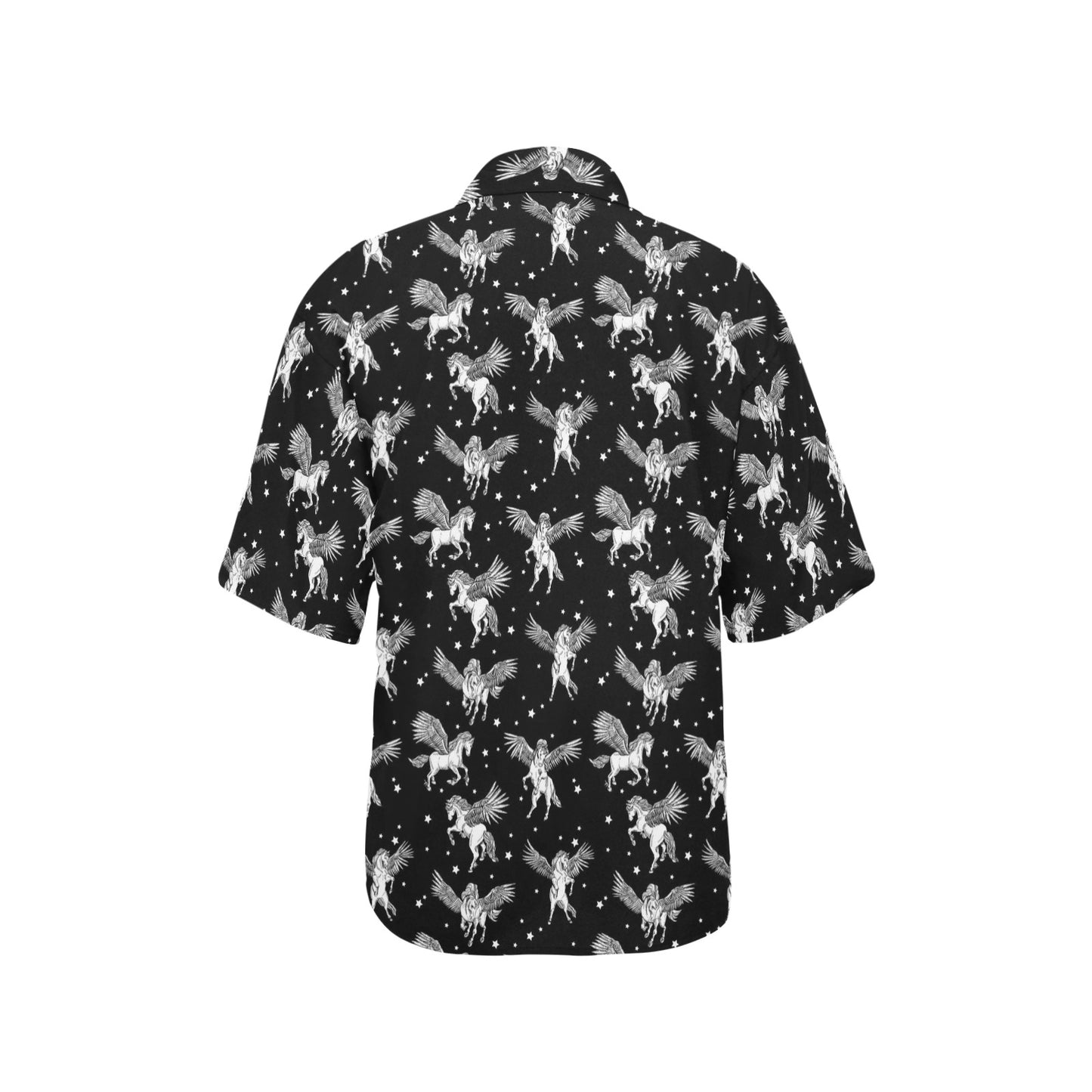 Pegasus Pattern Print Design 01 Women's Hawaiian Shirt