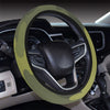 Military Camouflage Pattern Print Design 02 Steering Wheel Cover with Elastic Edge