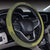 Military Camouflage Pattern Print Design 02 Steering Wheel Cover with Elastic Edge