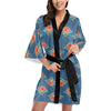 lotus Boho Pattern Print Design LO07 Women Kimono Robe