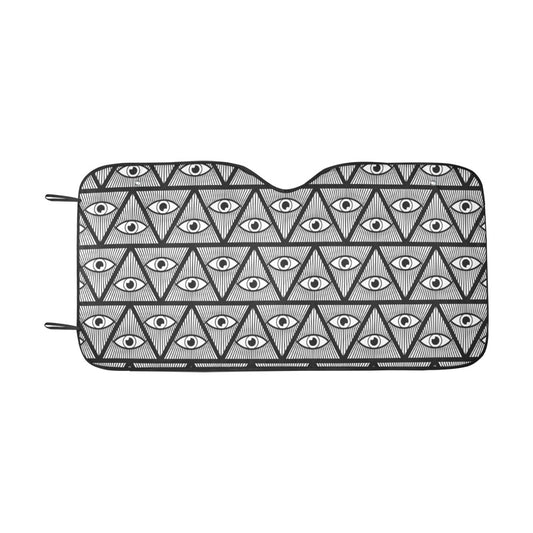 Third Eye Pattern Print Design LKS304 Car front Windshield Sun Shade