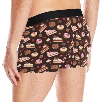 Cake Pattern Print Design 04 Men's Boxer Briefs