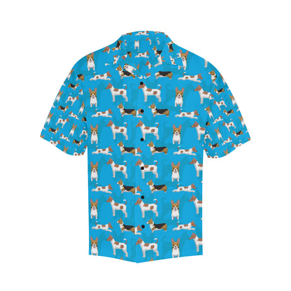 Cardigan Welsh Corgis Pattern Print Design 01 Men's Hawaiian Shirt