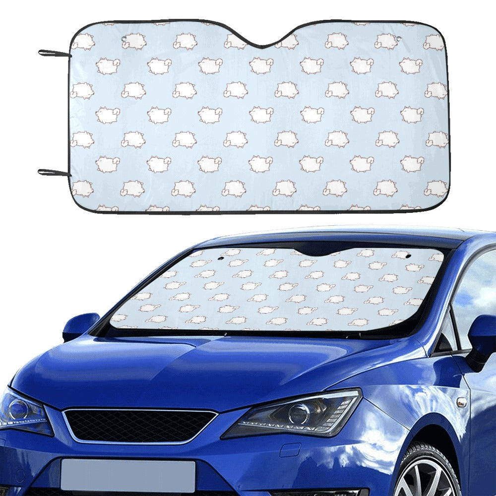 Samoyeds Print Design LKS301 Car front Windshield Sun Shade