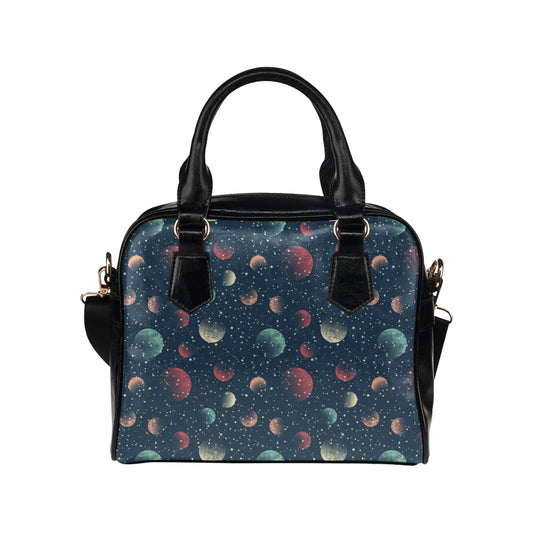Cosmic Pattern Print Design 04 Shoulder Handbag