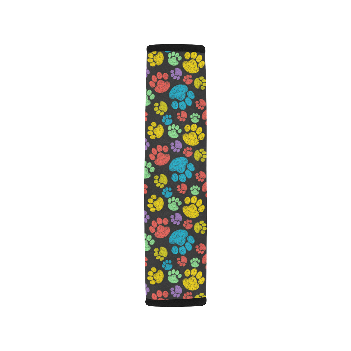 Paw Colorful Print Car Seat Belt Cover