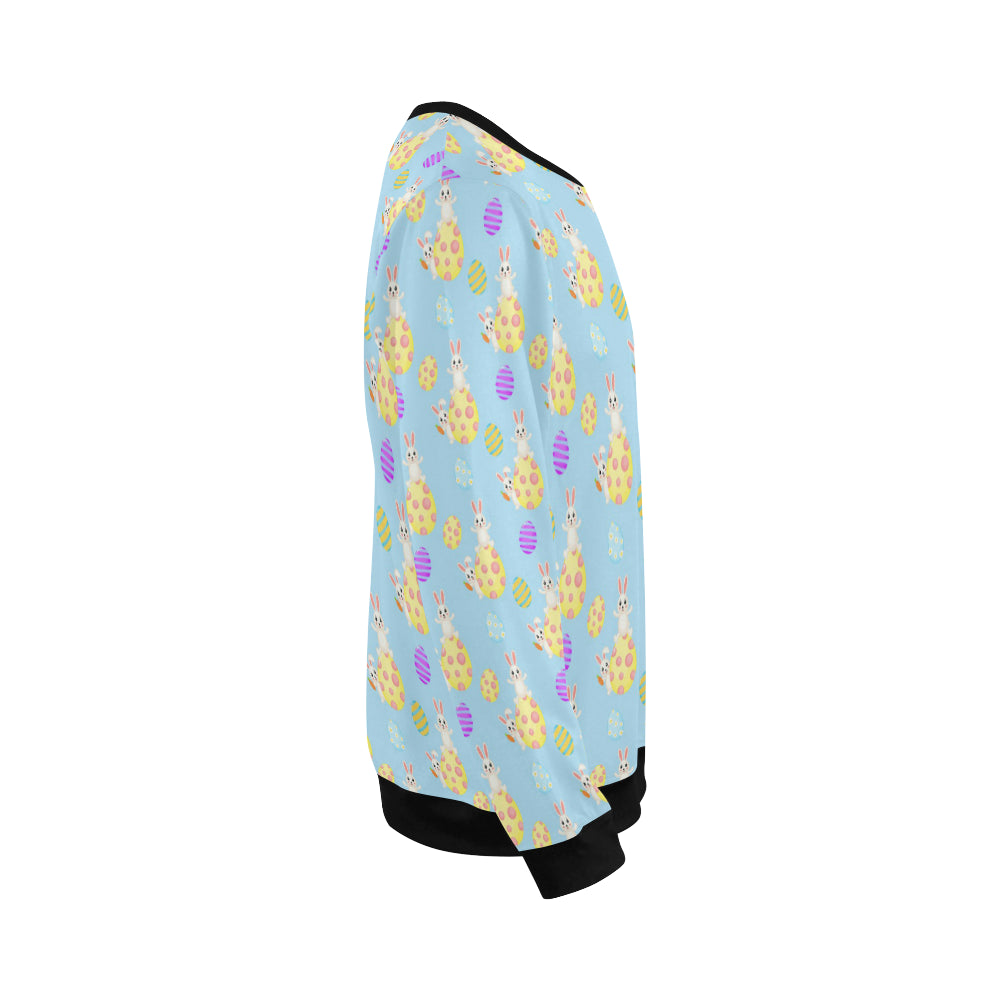 Easter Eggs Pattern Print Design RB015 Men Long Sleeve Sweatshirt