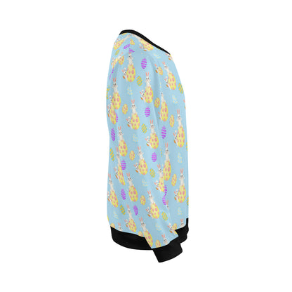 Easter Eggs Pattern Print Design RB015 Men Long Sleeve Sweatshirt