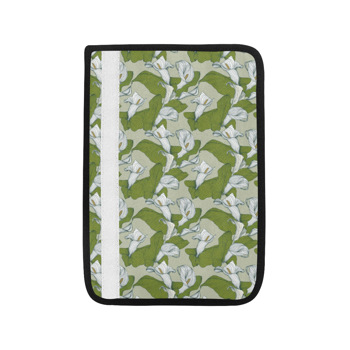 Lily Pattern Print Design LY08 Car Seat Belt Cover