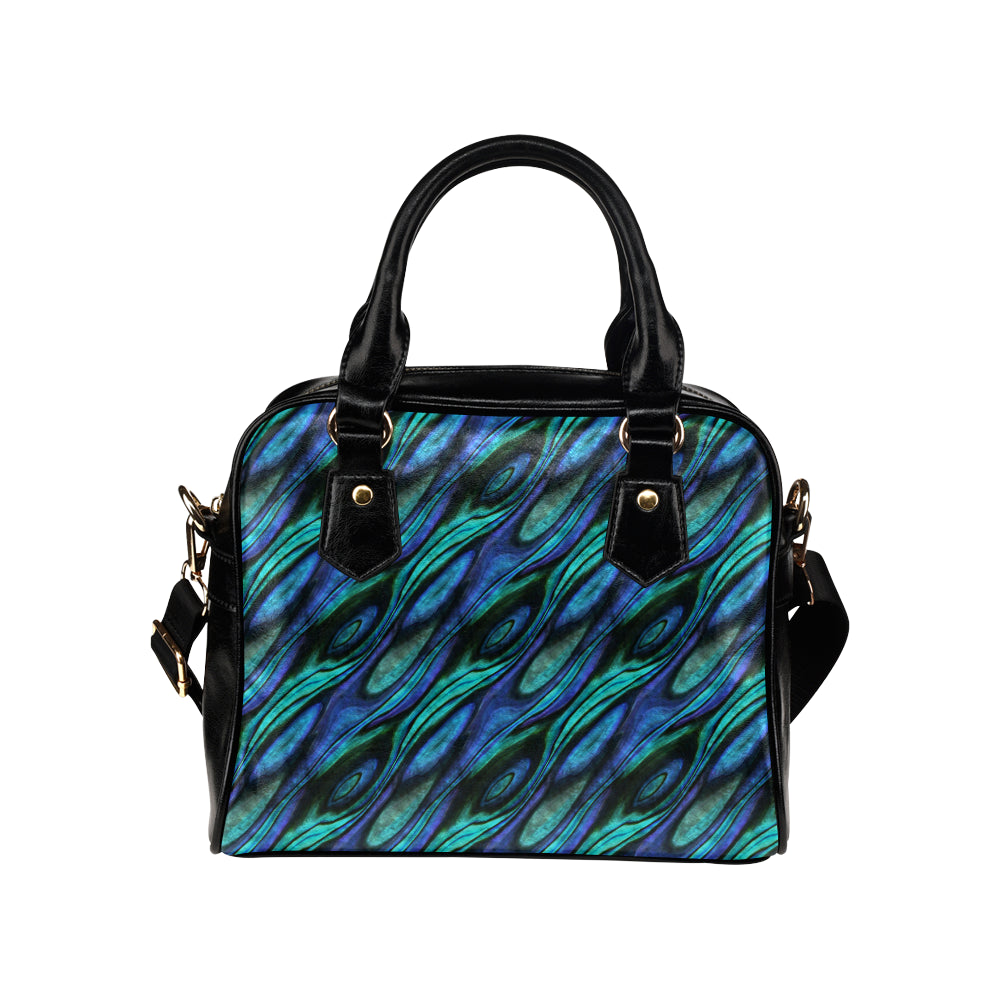 Abalone Pattern Print Design 03 Shoulder Handbag