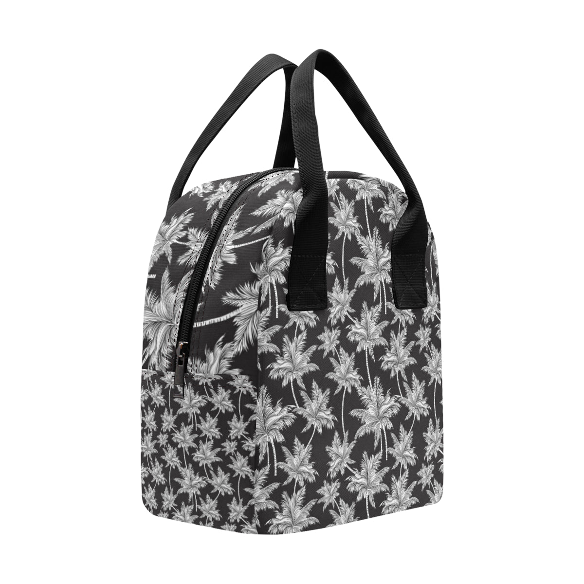 Palm Tree Pattern Print Design PT03 Insulated Lunch Bag