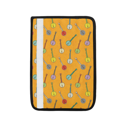 Banjo Pattern Print Design 02 Car Seat Belt Cover