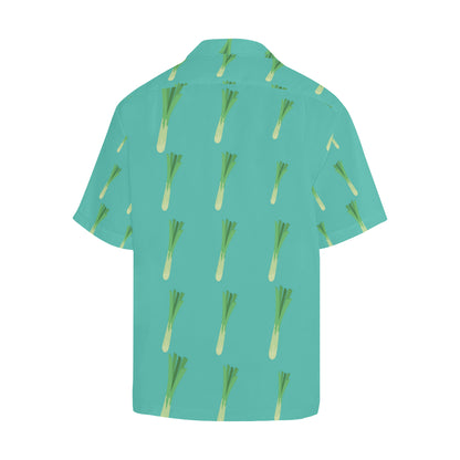 Leek Pattern Print Design 01 Men's Hawaiian Shirt