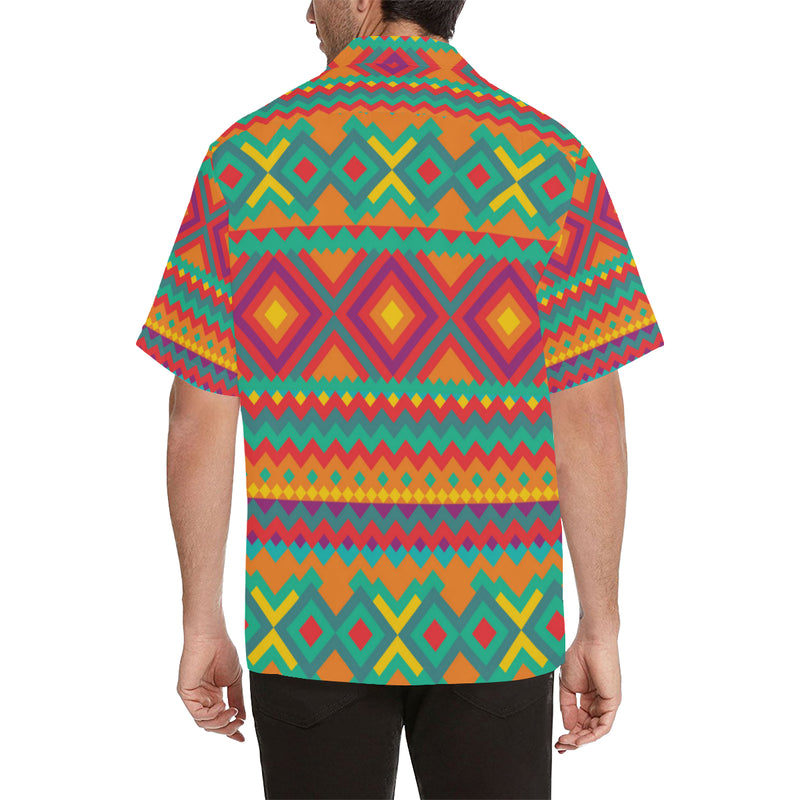 Mexican Pattern Print Design 04 Men's Hawaiian Shirt