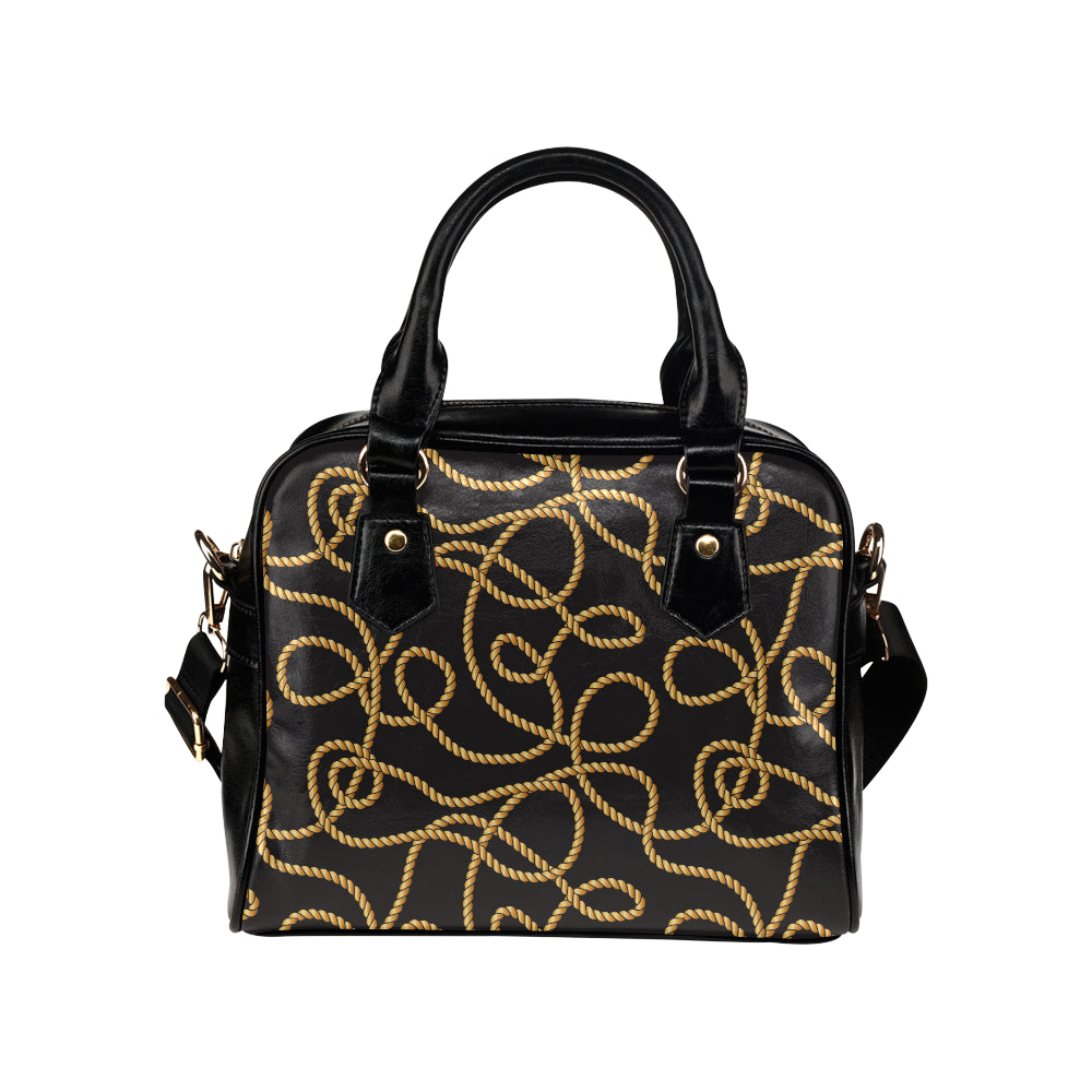 Rope Pattern Print Design A04 Shoulder Handbag
