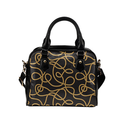 Rope Pattern Print Design A04 Shoulder Handbag