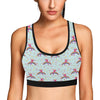 Fairy with Rainbow Print Pattern Sports Bra