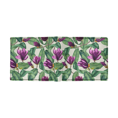 Magnolia Pattern Print Design MAG07 Men's ID Card Wallet
